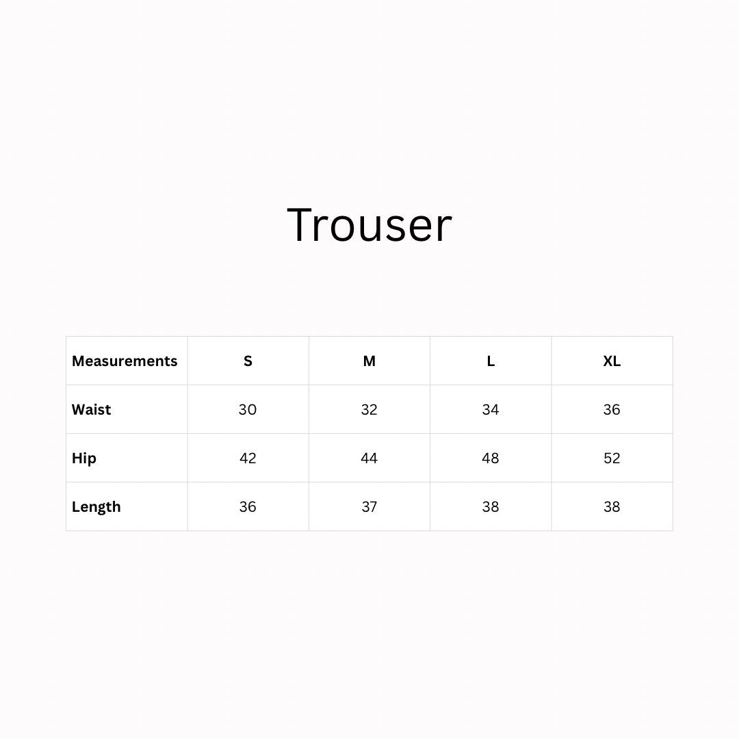 EKM Essential White Trouser